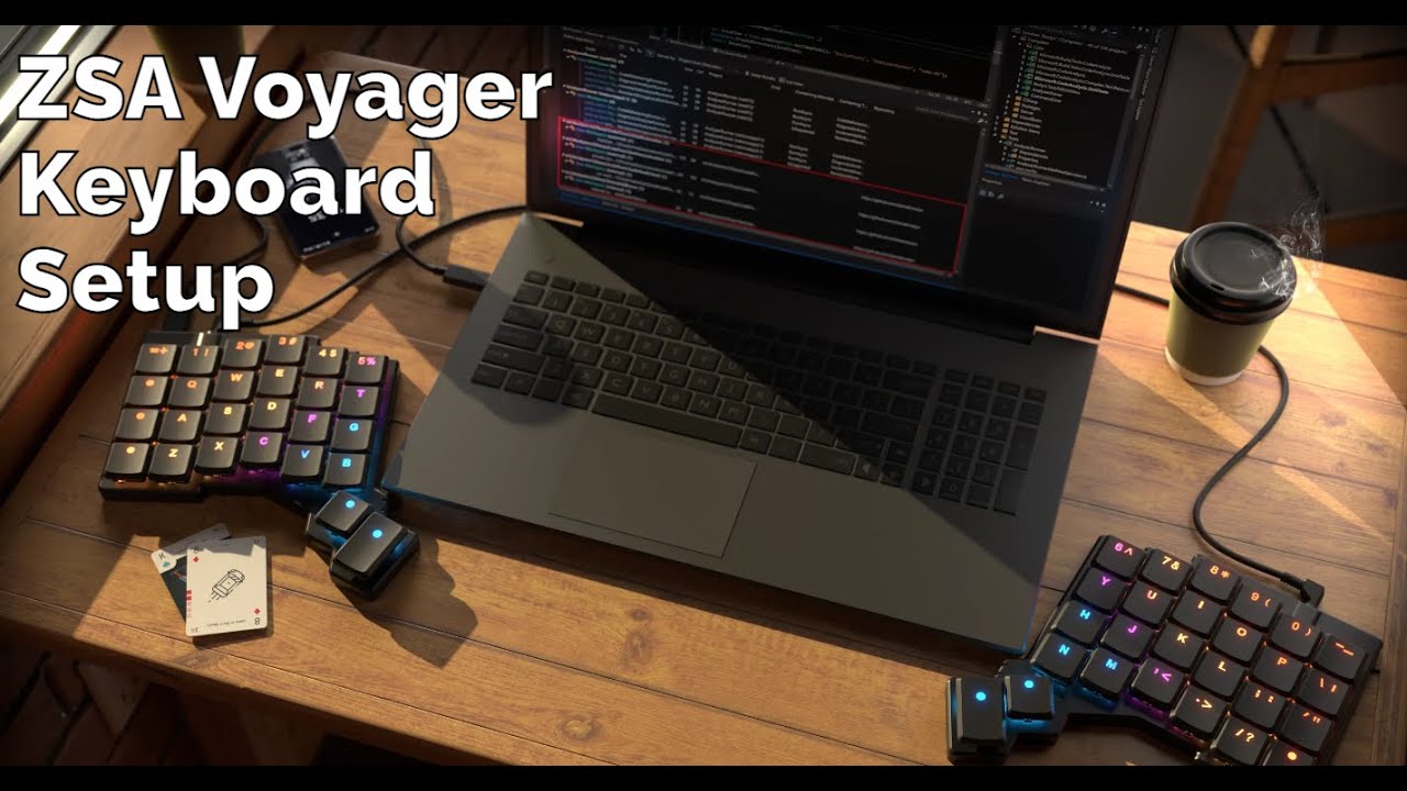 My ZSA Voyager Keyboard Setup!