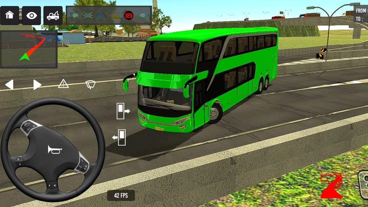 Bus simulator indonesia Il new euro coach bus simulator indonesia Il new euro game play #simulator