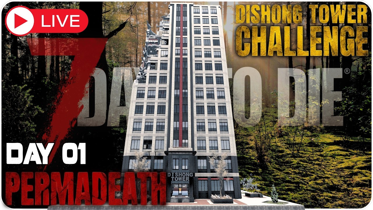 We attempt the PERMADEATH Dishong tower CHALLENGE! | Dishong Tower Challenge Mod
