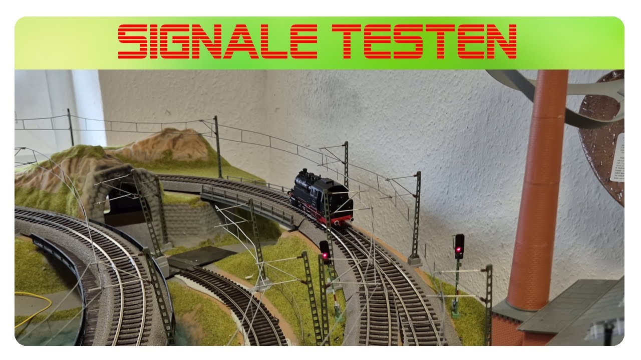 #Teil 9: Signale anschließen und testen  - Noch Fertiggelände Freiburg 81720 H0