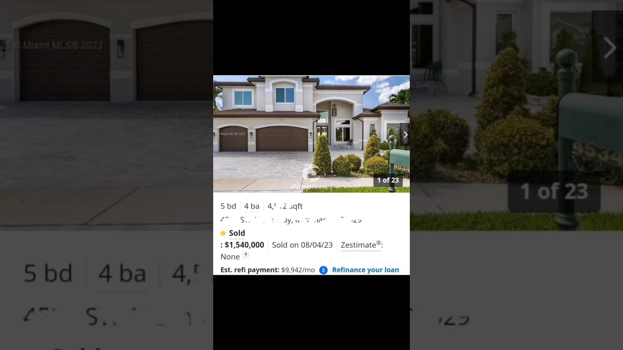 Florence El Luche f&egrave;k achte yon nouvo kay nan Miami pou $1,540,000 US , 5 Chanm ak 4 twal&egrave;t