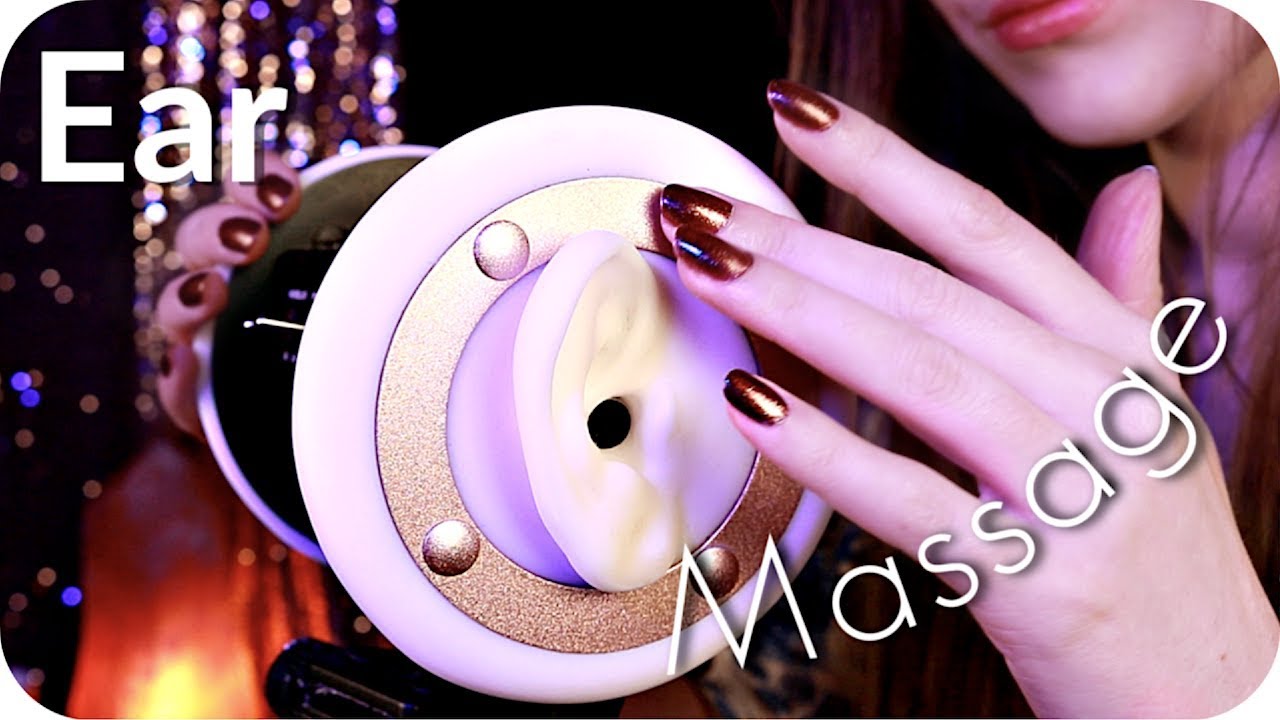 ASMR Ear Massage (No Talking) REALISTIC Ear Touching, Rubbing, Tapping, Stroking for Study & Sleep 😴