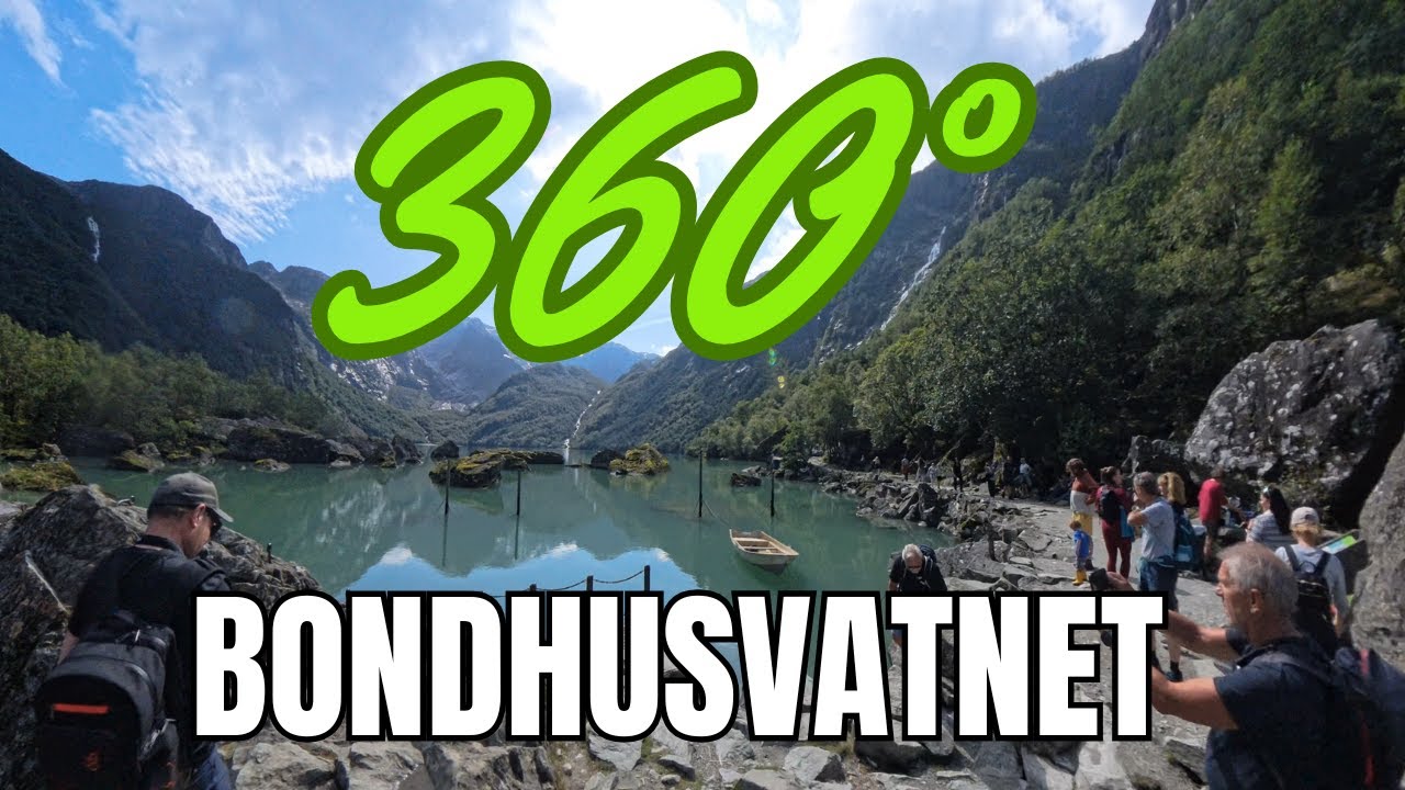 360° Walk to Bondhusvatnet, Norway