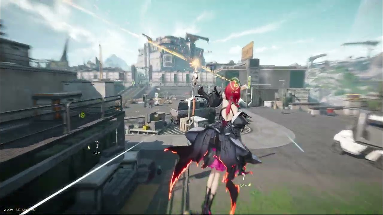 Arknights Endfield, my long zipline from Valley Pass to Power Plateau.