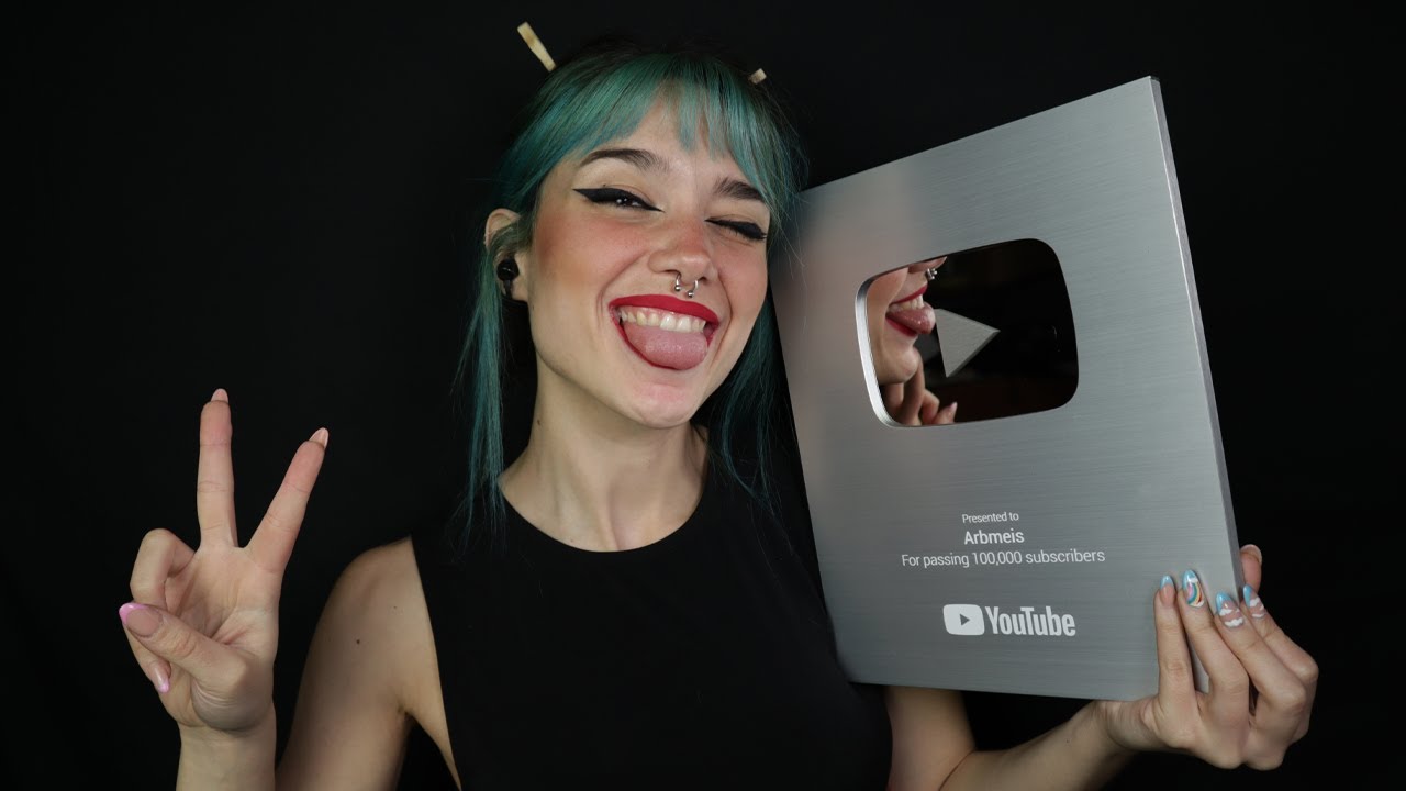 ASMR Unboxing, Storytime & Tapping Placa de Youtube ✨| GRACIAS