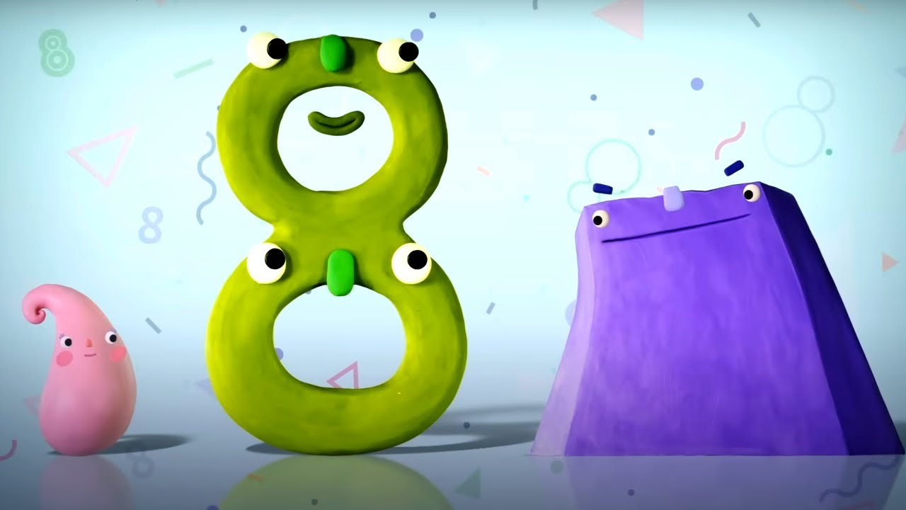 Count with Claymotions | NUMBER 8 | Learn Numbers | Super Toons TV - Kids Learning Videos