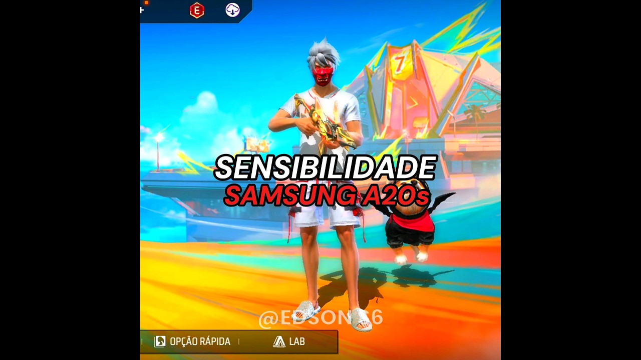 Sensi Samsung A20s DO FREE FIRE 😈⚙️✅️#sensibilidadefreefire #sensibilidade#sensi #dpi #xitada