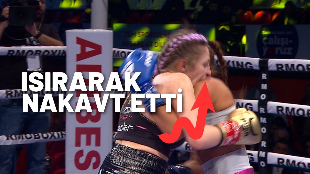 KAYBEDİNCE RAKİBİNİ ISIRDI! Yesenia Montano vs Angelina Lucas Boks Maçı I Türkçe