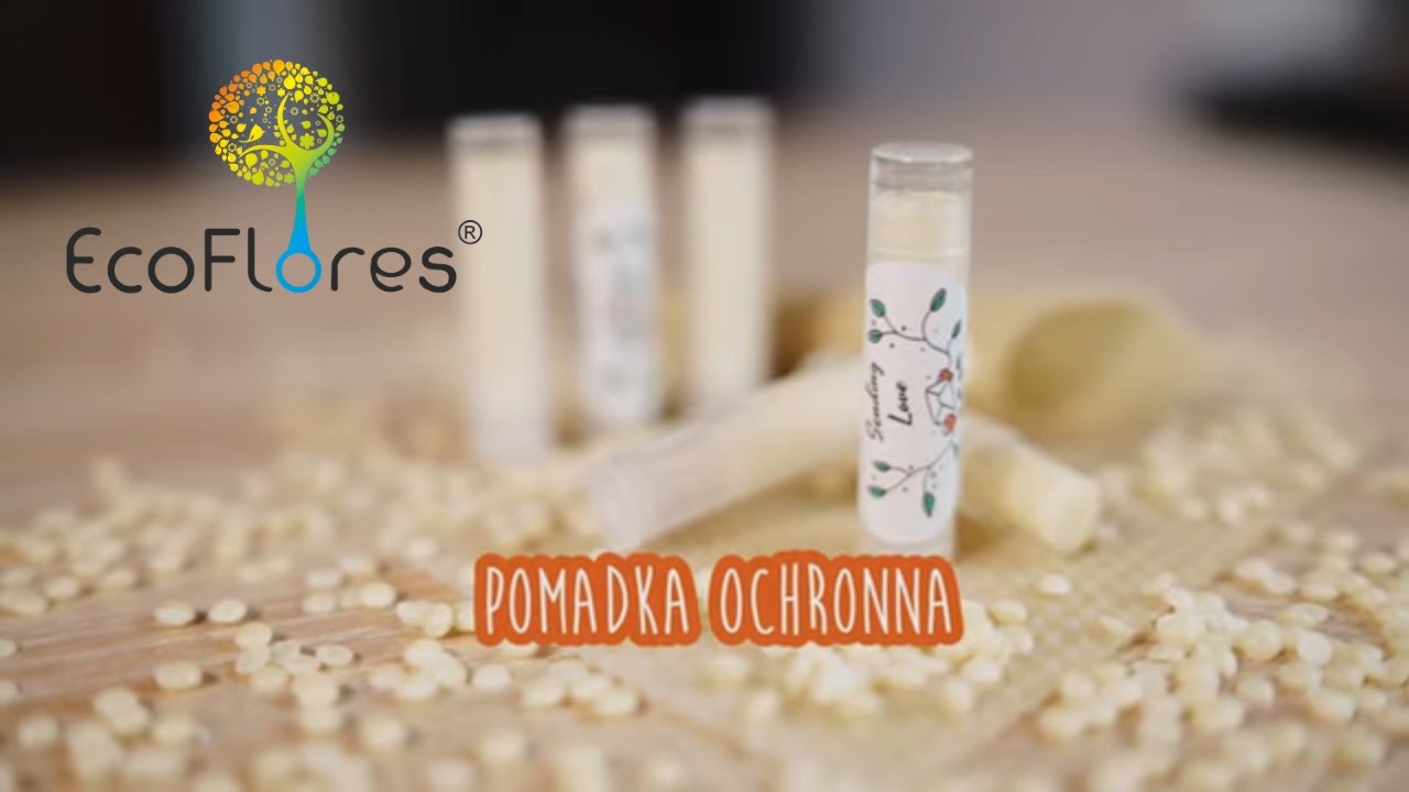 Pomadka Ochronna do ust Ecoflores - przepis na samodzielne wykonanie