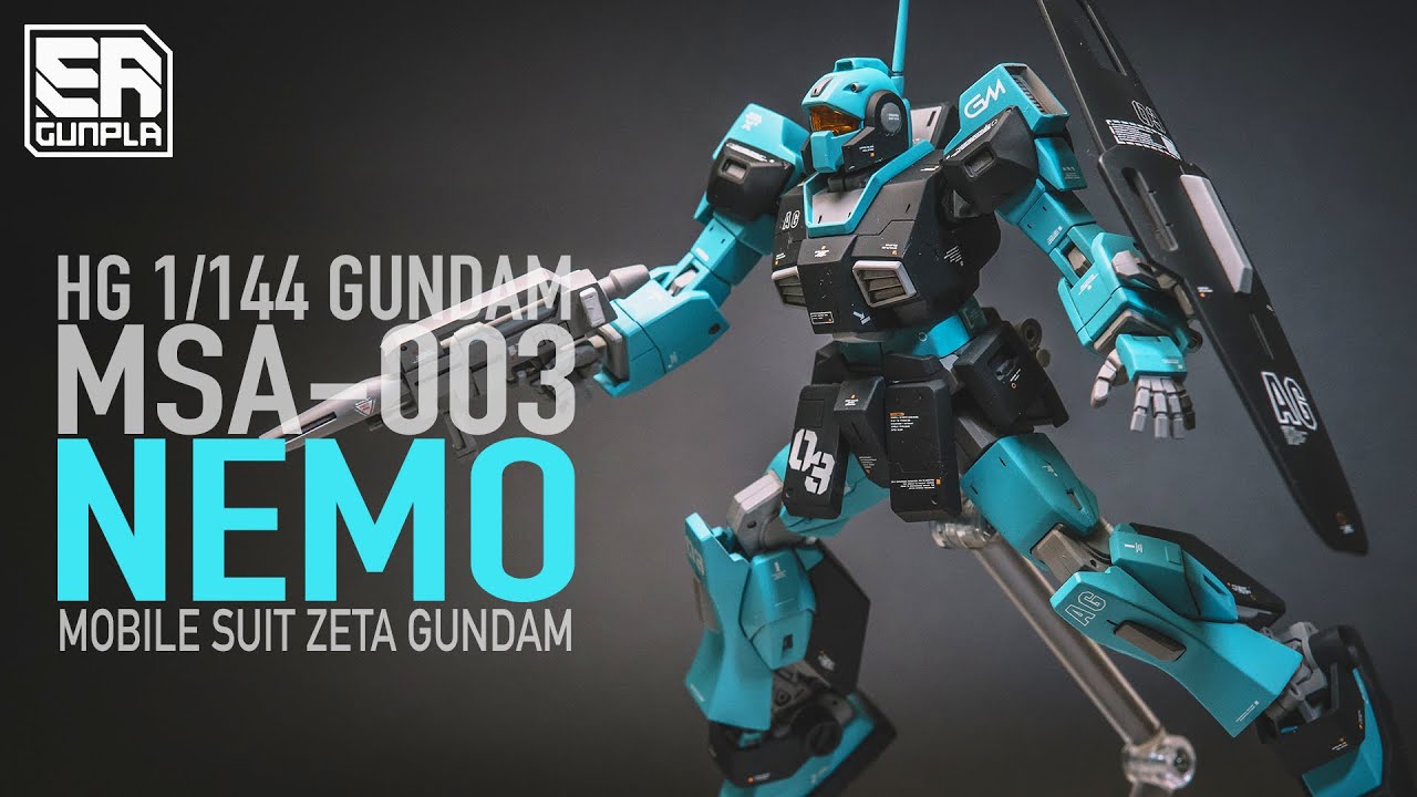 HG MSA-003 NEMO CUSTOM BUILD GUNPLA