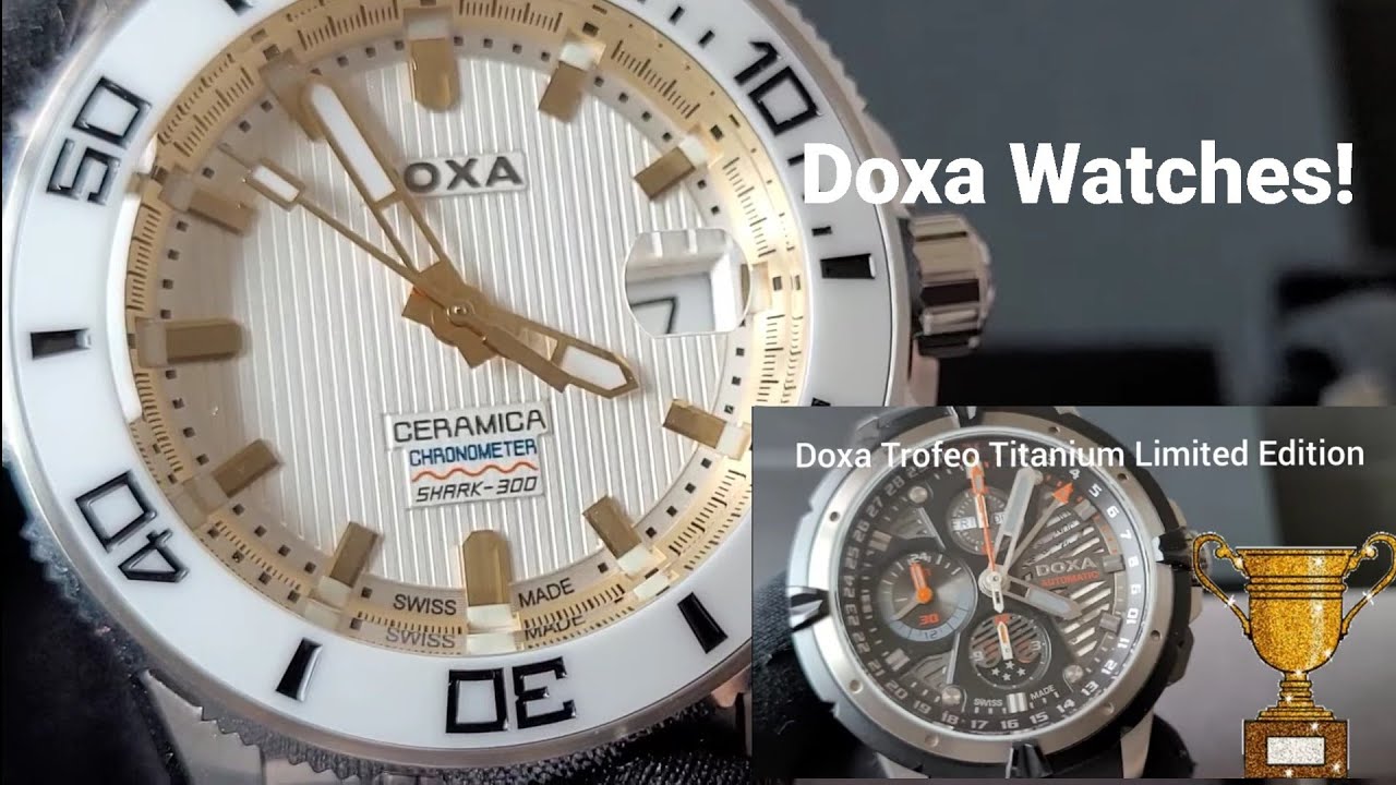 鐵.鯊.獎！時度「鯊魚」潛水錶+「獎杯」多功能錶！  Doxa Shark 300 Ceramica Chronometer & Trofeo Titanium Limited Edition