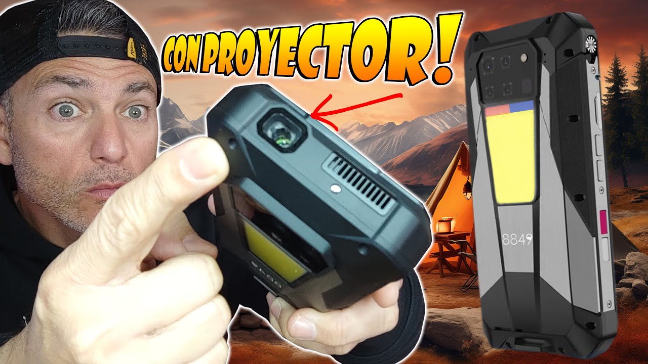 El Movil con 350k Visitas - Nuevo Tank 3 PRO. Con PROYECTOR de 100 LUMENES, Radio, Linterna, DE TODO