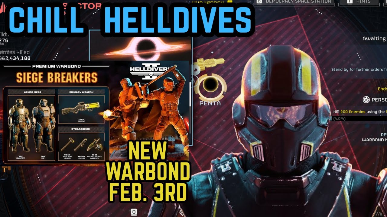 CHILL HELLDIVES | NEW SIEGE BREAKERS WARBOND | HELLDIVERS 2 #helldivers2gameplay #helldivers2
