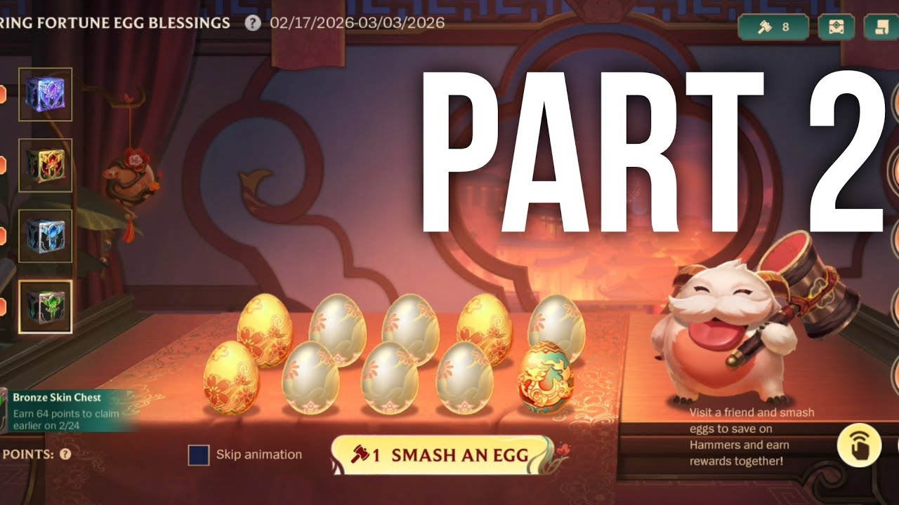 Spring fortune egg blessings event PART 2 - Wild Rift