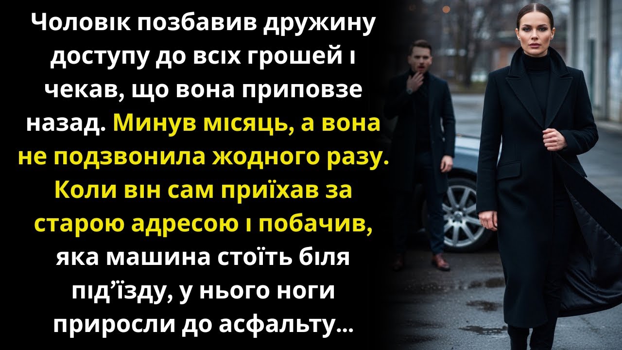 Чоловік позбавив дружину грошей і чекав повернення, а за місяць сам приїхав і побачив це
