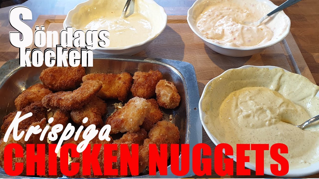 Chicken Nuggets - Godare än McDonald's Chicken McNuggets? - bästa recept för krispiga nuggets