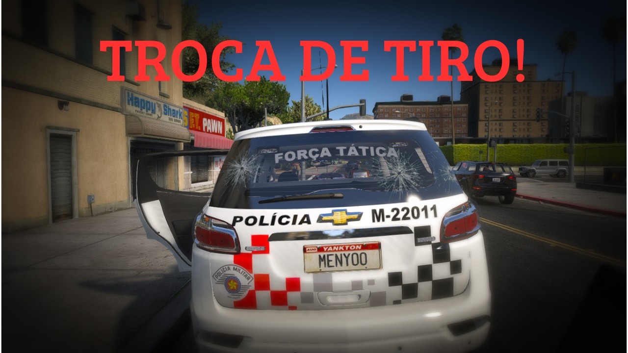 PERSEGUIÇÃO + TROCA DE TIROS FORÇA TÁTICA | PMESP | GTA V LSPDFR