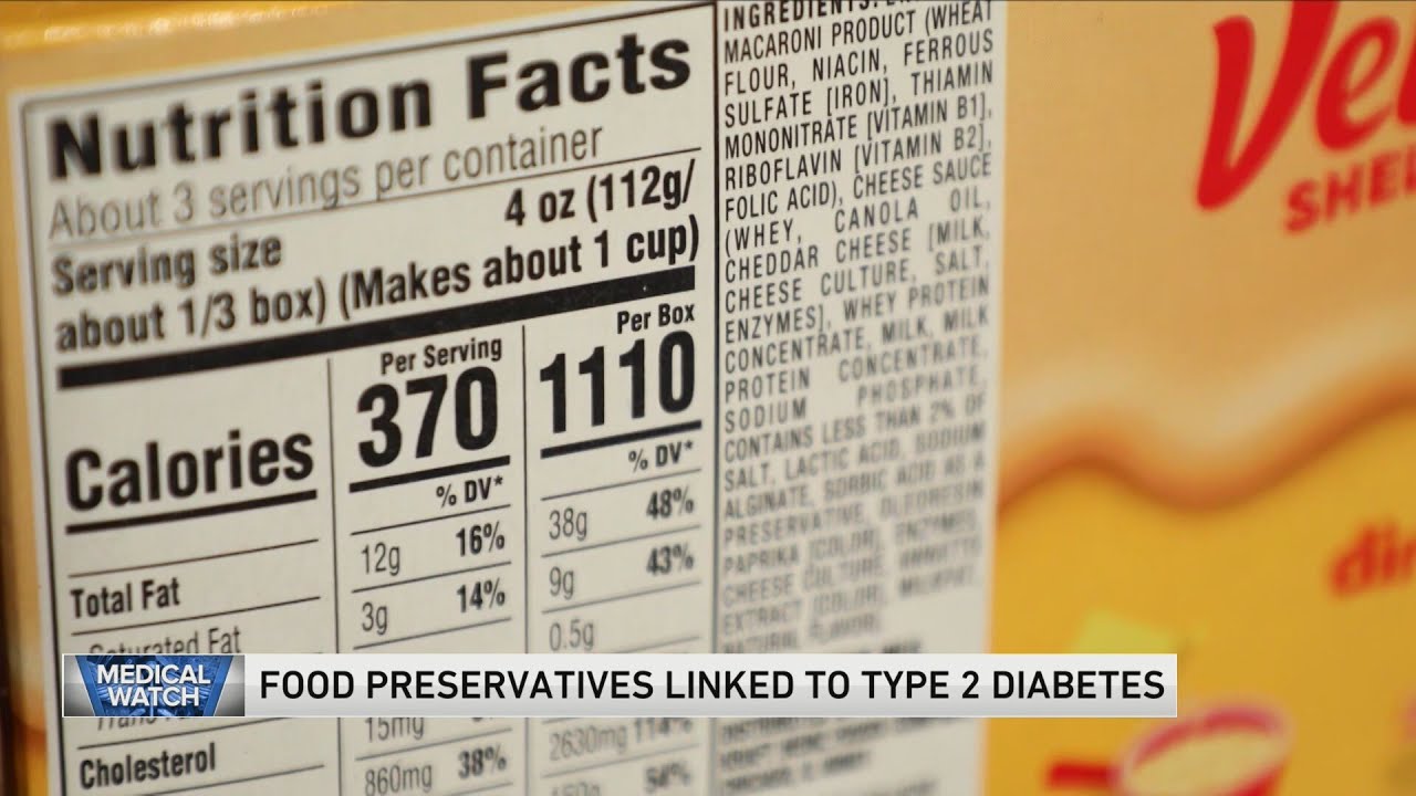 Food preservatives linked to Type 2 diabetes