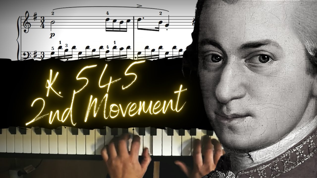 Mozart Sonata in C, K. 545 2nd Movement │ Classical Piano Lesson #5