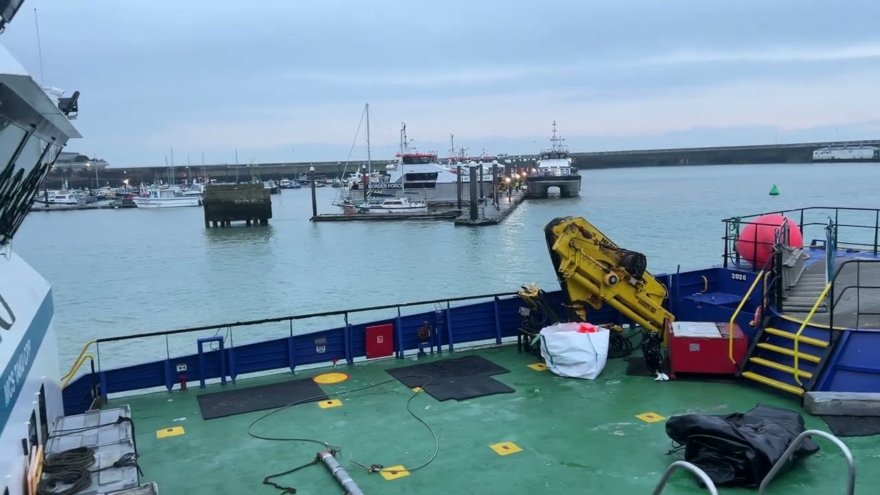 9th February, Ramsgate harbour, Taku’s pick up.