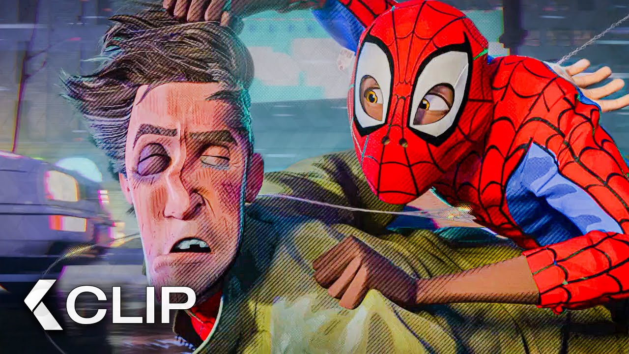 Miles Morales Rencontre Peter Parker pour la Première fois - SPIDER-MAN: New Generation Clip