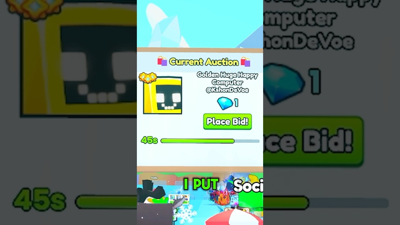 1 огромный золотой бриллиант! (Pet Simulator 99)