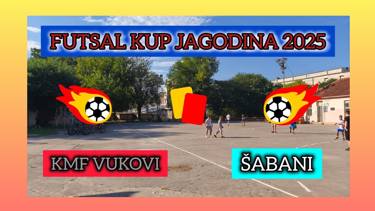 KMF VUKOVI - ŠABANI 0:4 (0:0) FUTSAL KUP JAGODINA 2025