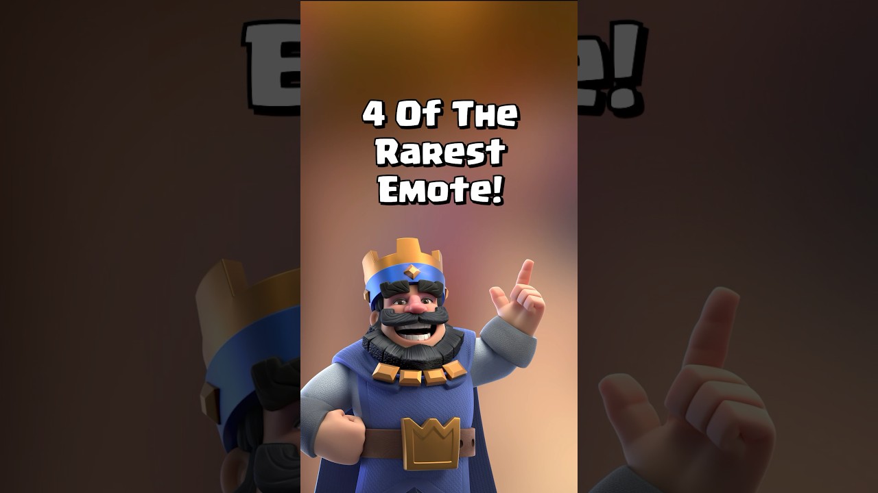 4 самых редких эмоции, которые вы найдете в Clash Royale #shorts