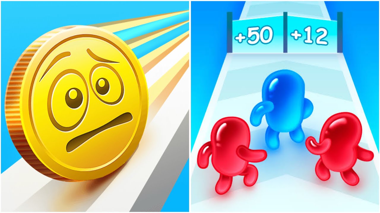Coin Rush 🔥 VS  Blob Clash 3D  🔥MAX LEVELS UNLOCKED! Latest Update❤️‍🔥🤩