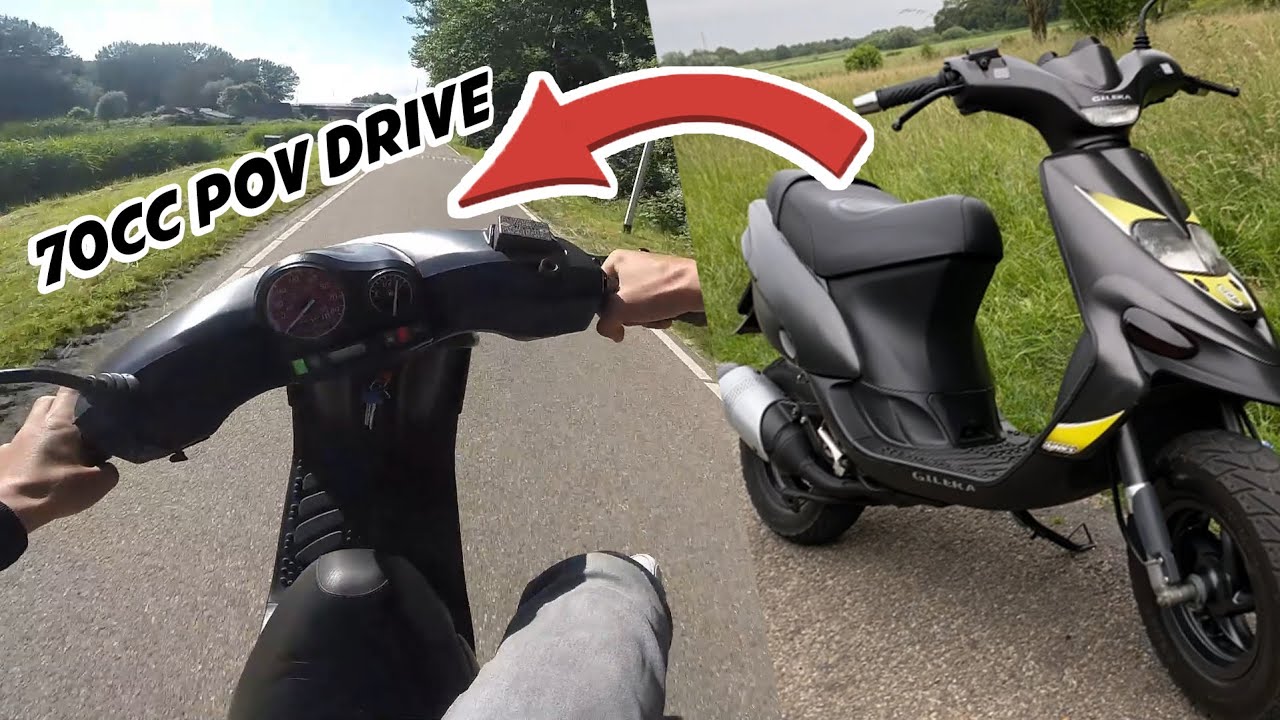 Gilera Stalker 70cc wheelie POV 💨 | Zipperts