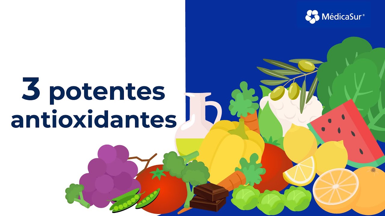 3 Potentes antioxidantes