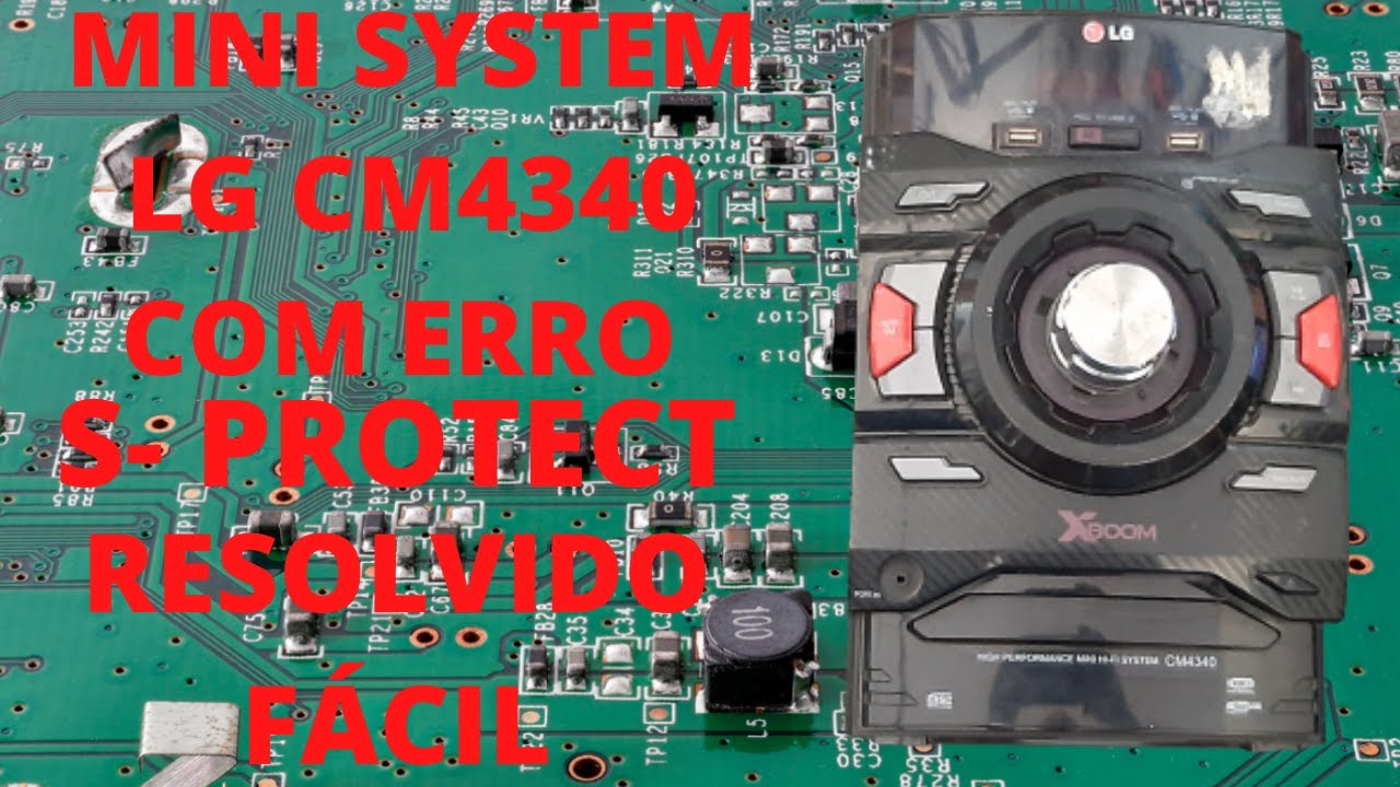 LG CM 4340 SEM SOM E COM ERRO S- PROTECT