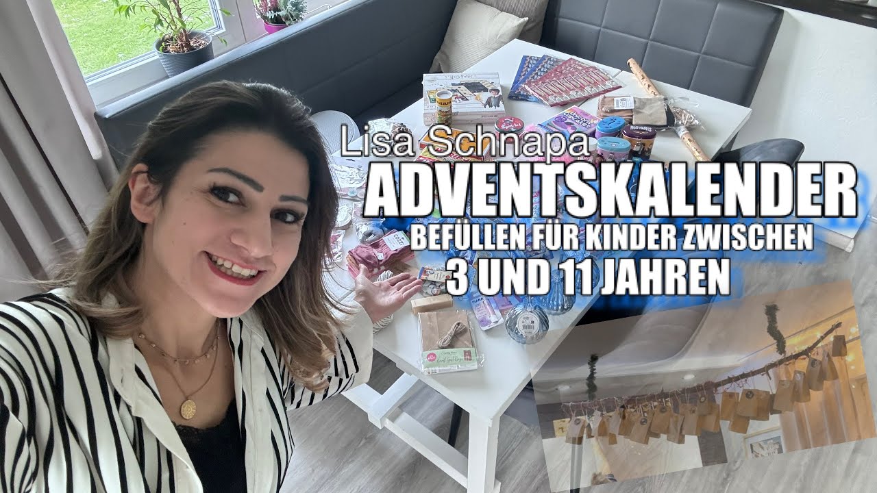 ADVENTSKALENDER SELBER BEFÜLLEN | KINDER ZWISCHEN 3 UND 11 JAHREN