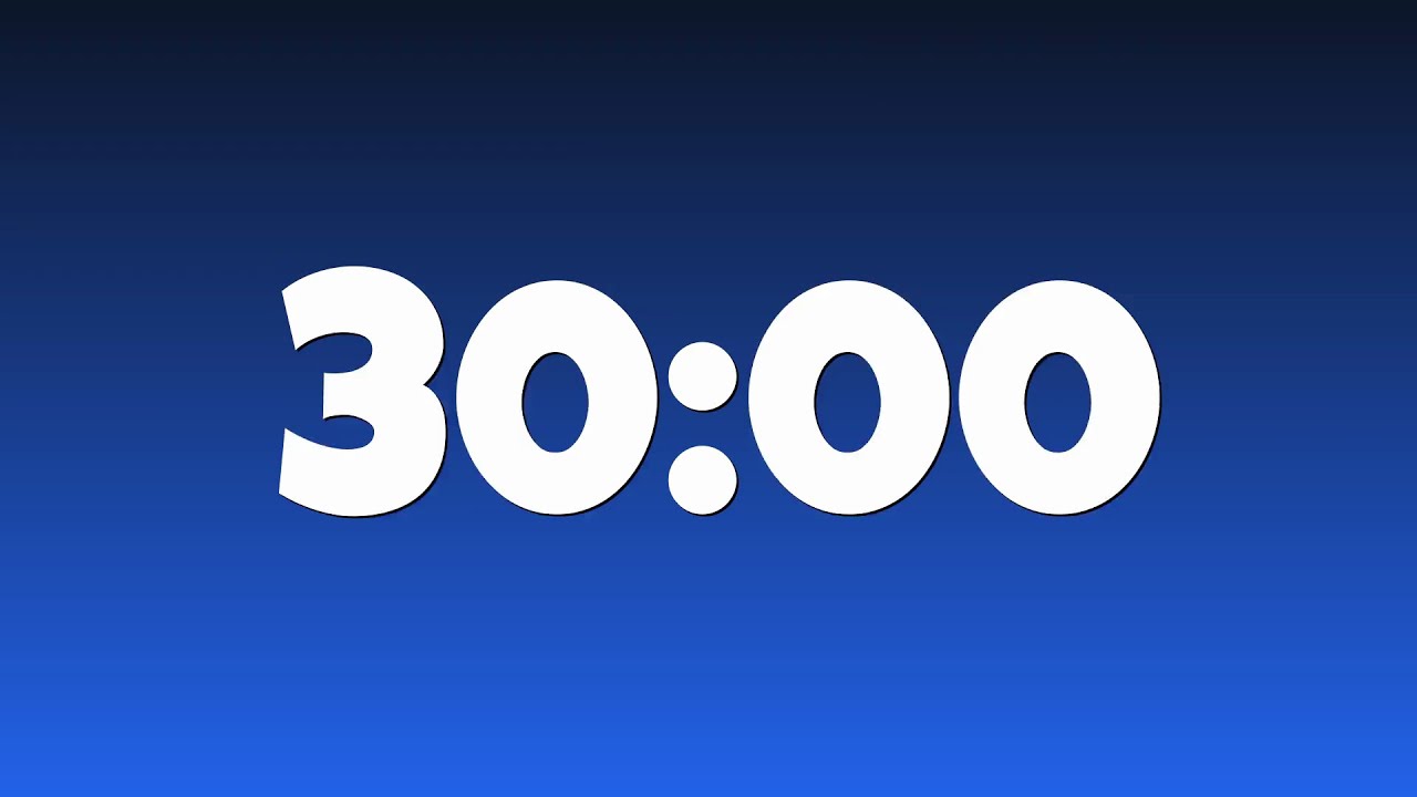 30 Minute Silent Reading Timer for Classroom | DEAR Time & Independent Reading Countdown