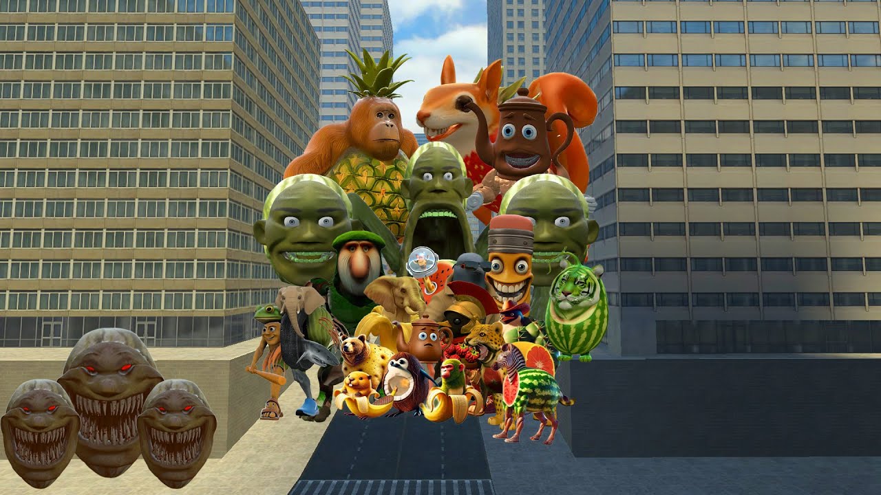 NEW EVOLUTION OF CURSED LIN GANG MELON EATER VS ALL ITALIAN BRAINROT MEMES FAMILY IN Garry's Mod!