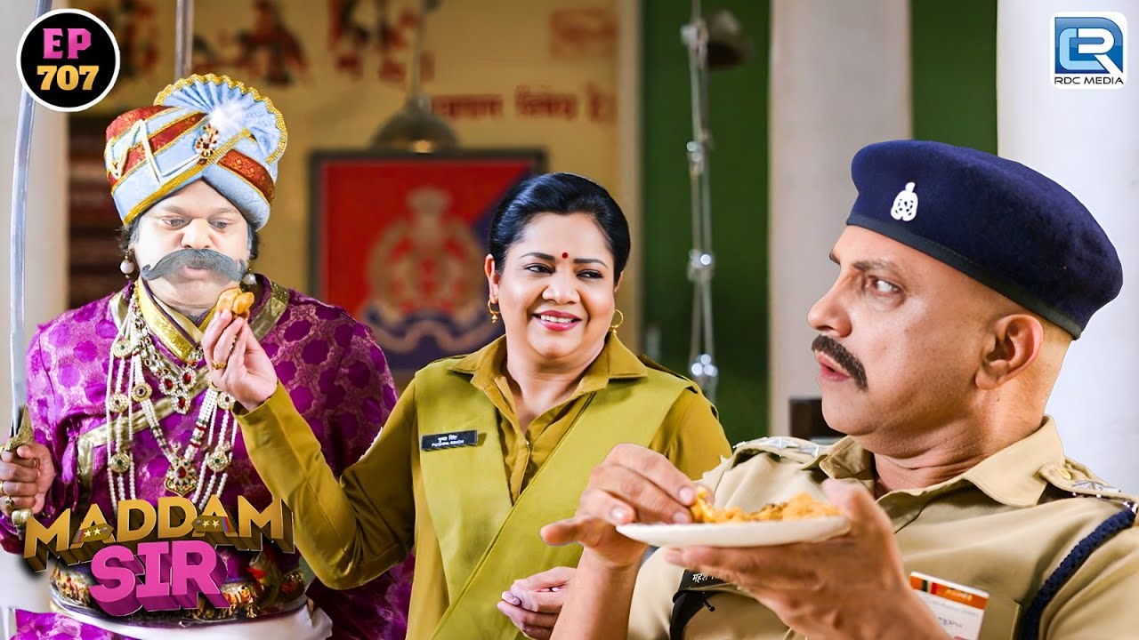 जब Pushpa जी को मोम के पुतले को पकोड़े खिलाते हुए देखा DSP Sir ने || Maddam Sir || New Full Ep 707