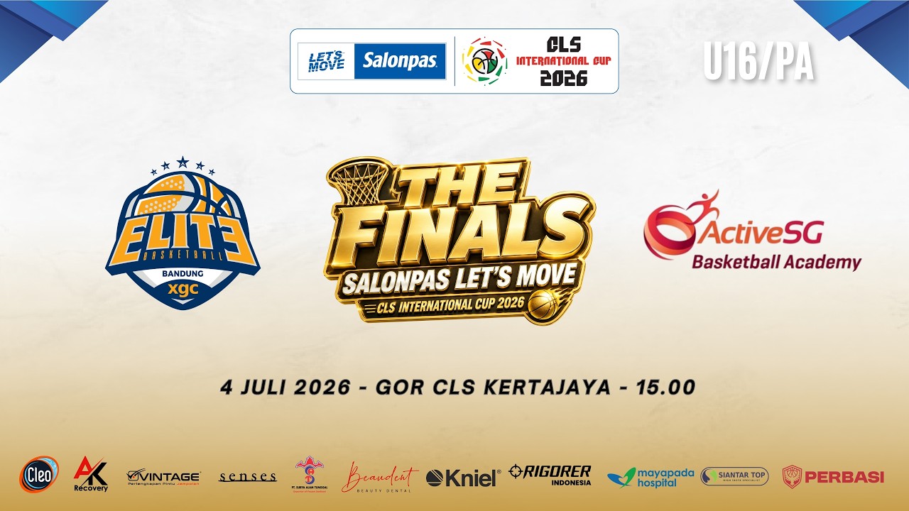 🔵 FINAL KU 16 PA | XGC ELITE BDG vs ABA SINGAPORE | SALONPAS LET'S MOVE CLS INTERNATIONAL CUP 2026