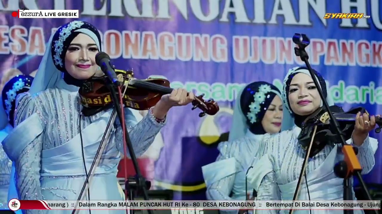 MERDEKA MEMBANGUN - EZZURA VOC DINA LIVE PERFORMANCE GRESIK I QASIDAH MODERN