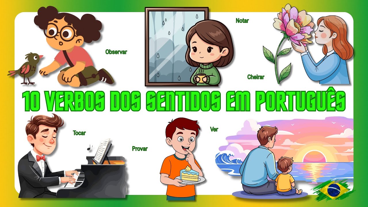 10 Verbos dos Sentidos em Português | Senses & Perception Verbs