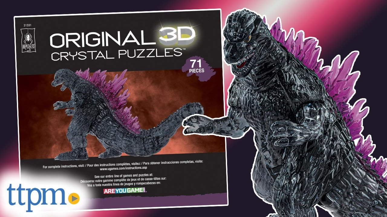 Godzilla Original 3D Crystal Puzzle