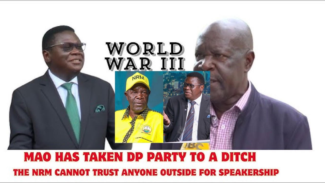 Ofwono Opondo: DP's Nobert Mao is not a threat to NRM, Speaker Among & Tayebwa will be, World War 3?