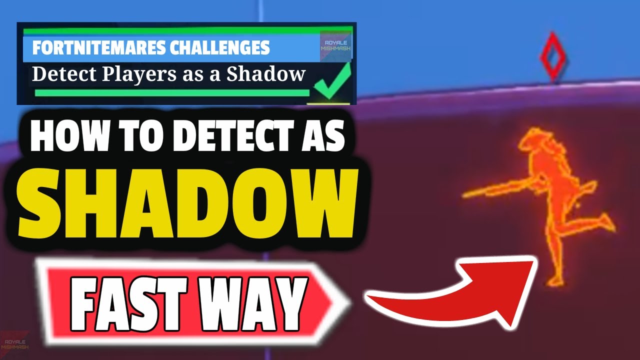 DETECT PLAYERS as a Shadow! How to detect players as a shadow in fortnite? Fortnitemares 2020 Guide!