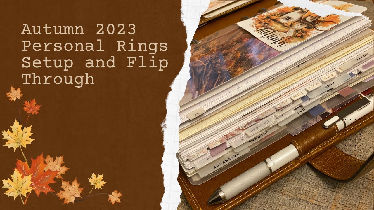 Autumn 2023 Planner Setup and Flip Through