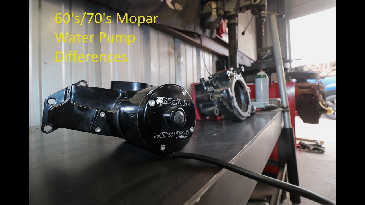 Mopar 440 Water pump housing differences and install!