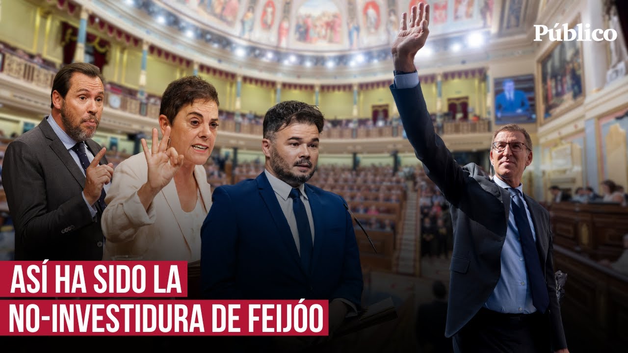 De Óscar Puente a Gabriel Rufián: los mejores discursos de la investidura de Feijóo