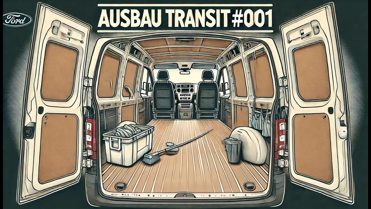 Ausbau Ford Transit #001 - 🚗 Ladefläche reinigen - Umbau zum CamperVan - Camper Ausbau