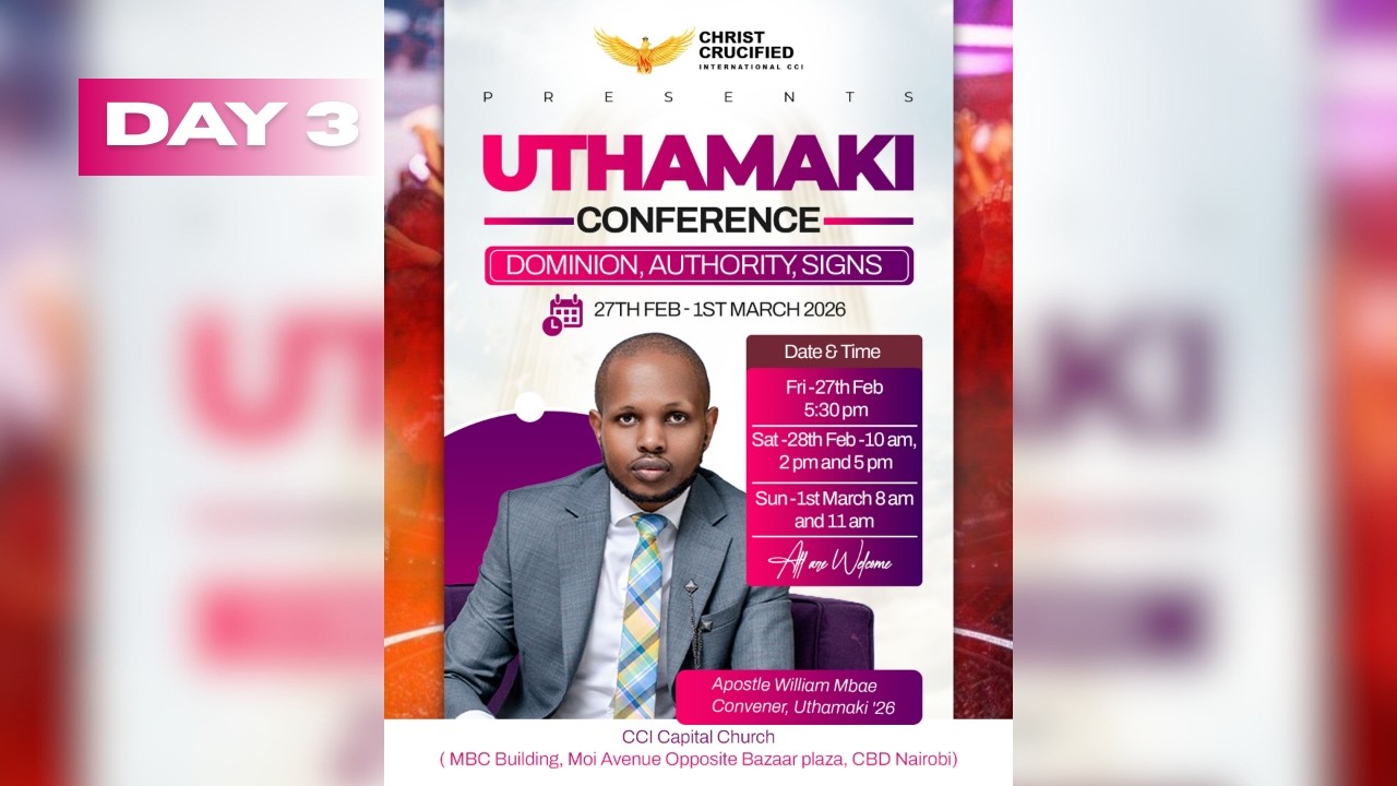 NAMING AN AUTHORITY | Stature Service | UTHAMAKI CONFERENCE | Day 3 | 1 Mar | Apostle William Mbae