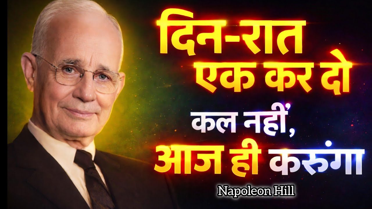 दिन रात एक करने की हिम्मत है? |Day NightOne Strategy | Napoleon Hill #Formula Hindi #motivation #ias