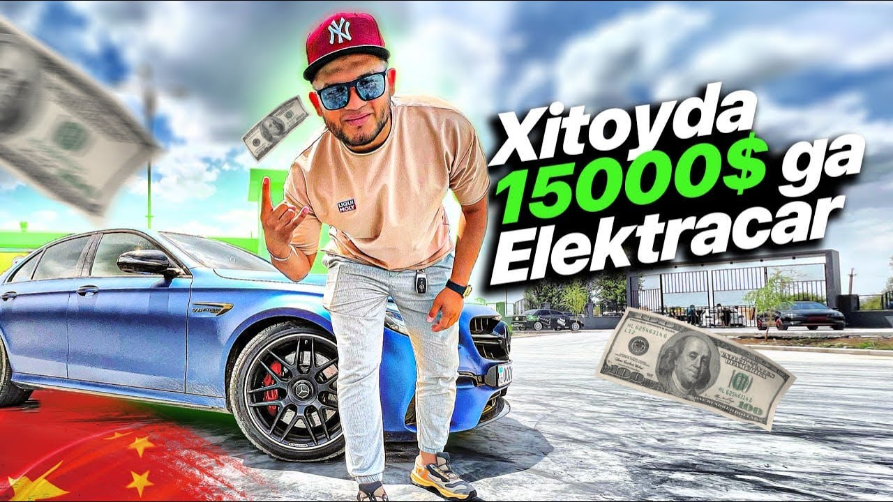 Xitoyda 15000$ga Elektracar koramiza 7.qisim