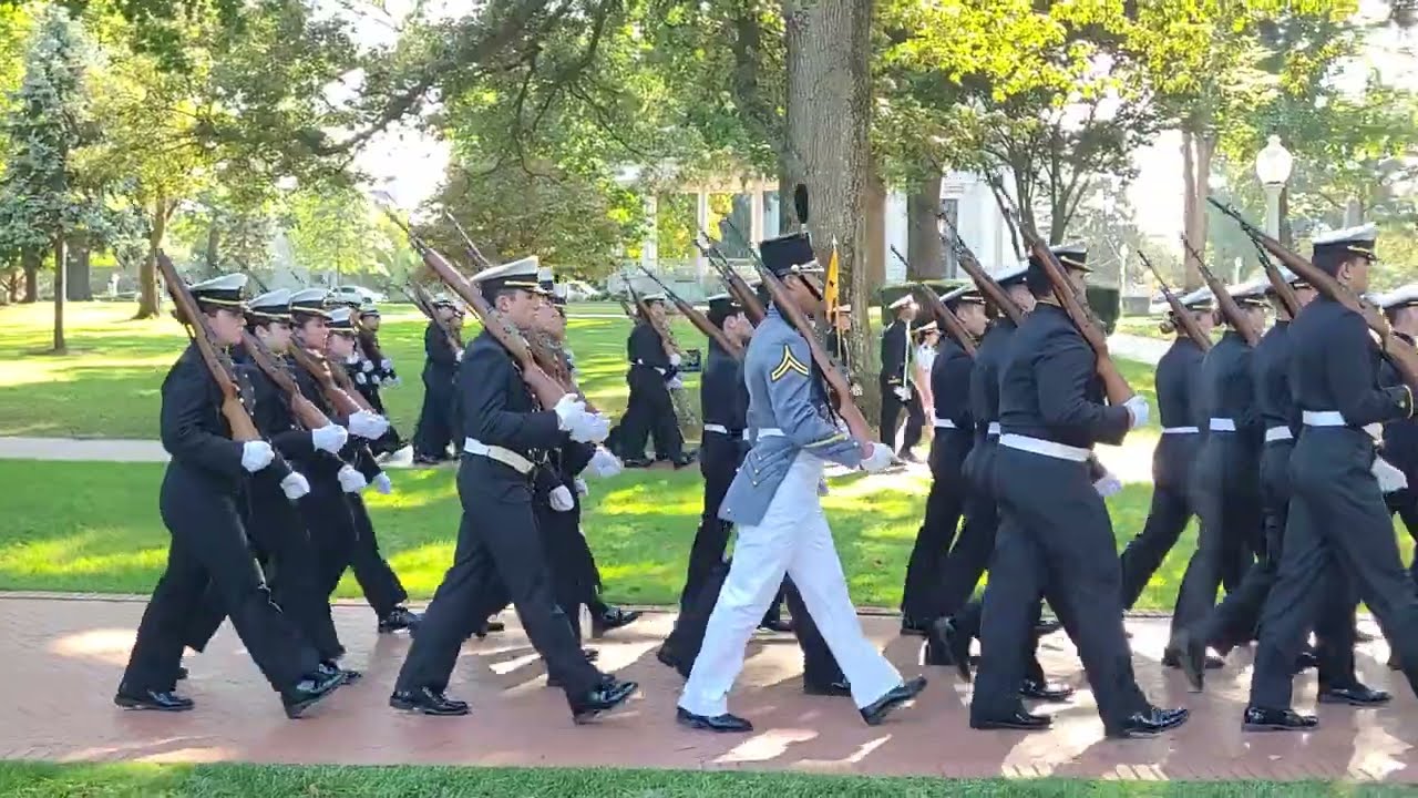 Midshipmen's parade in Annapolis